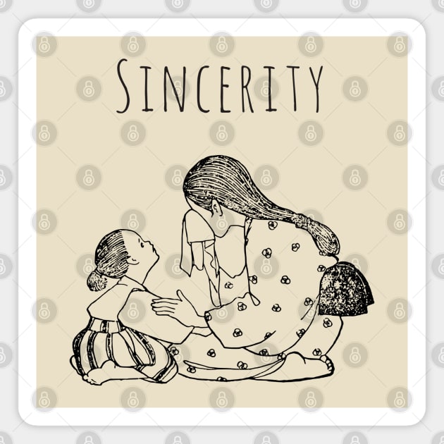 Sincerity is Scary Magnet by PopCycle